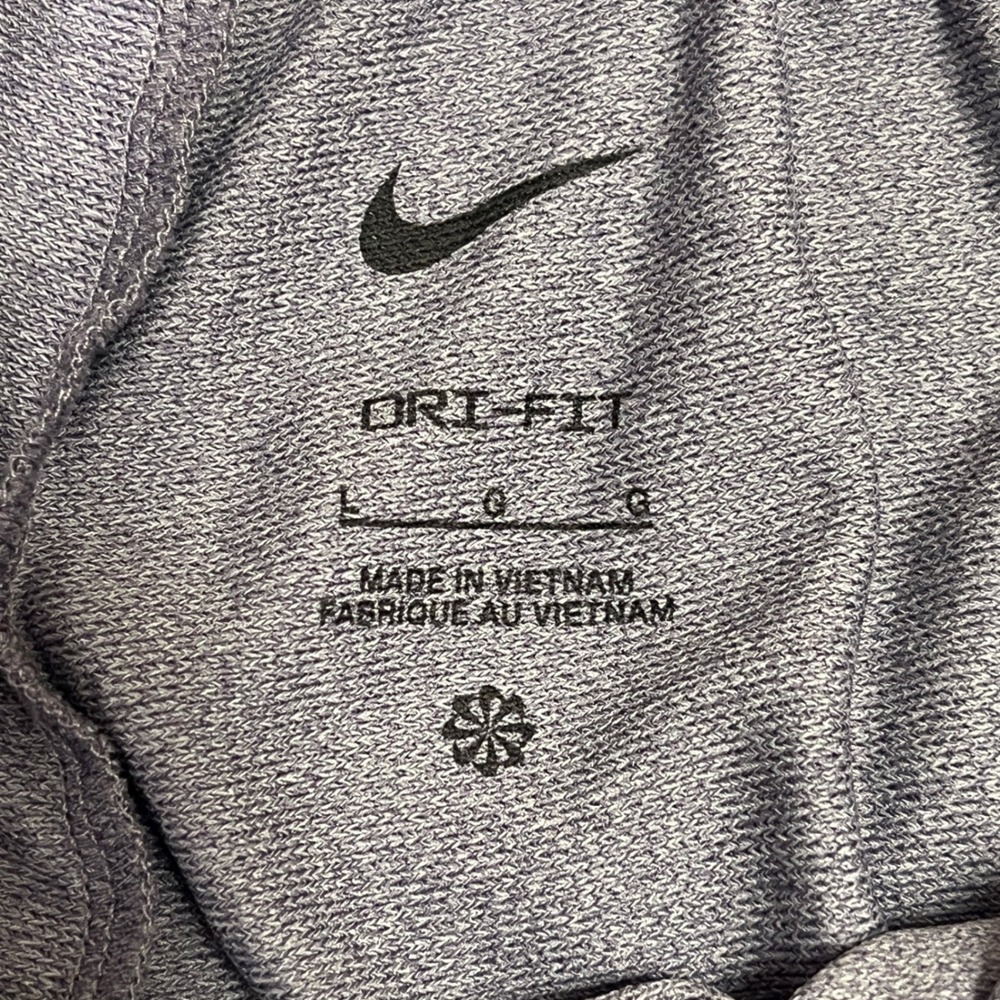 Nike Womens Dri-FIT Heathered Purple Athletic Training Shorts Size Large AN868 - Picture 3 of 8